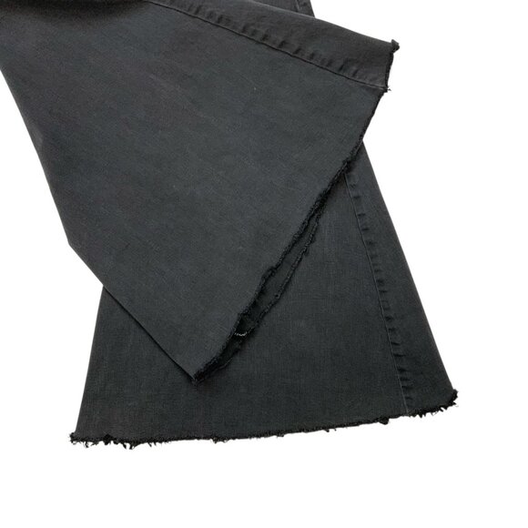 Free People Just Float On Flare Jeans 25 Wash Black Charcoal High Rise - Picture 11 of 13